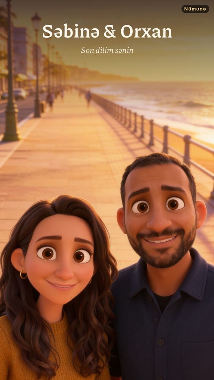 Səbinə & Orxan · Son dilim sənin — nümunə filmin posteri