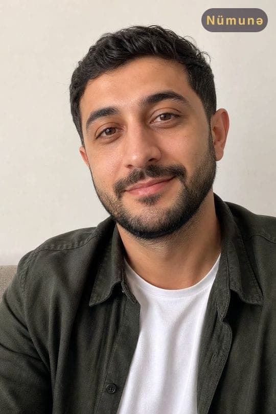 Sifarişçinin şəkli (nümunə, AI ilə yaradılıb)